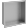 Mexen X-Wall-R нишева полица с фланец 30 x 30 см, инокс - 1910303010