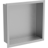 Mexen X-Wall-R нишова полица с фланец 30 x 30 см, инокс - 1910303010
