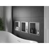 Mexen X-Wall-R нишева полица с фланец 30 x 30 см, инокс - 1910303010
