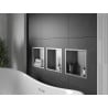 Mexen X-Wall-R нишова полица с фланец 30 x 30 см, инокс - 1910303010