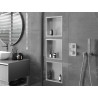 Mexen X-Wall-R нишева полица с фланец 30 x 30 см, инокс - 1910303010
