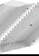 Mexen Lunar-B душ кабина с отваряща се врата дясна 90 x 70 см, прозрачна, розово злато - 832-090-070-60-00-P