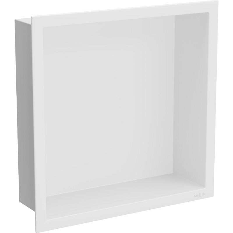 Mexen X-Wall-R нишева лавица с яка 30 x 30 cm, бяла - 1920303010
