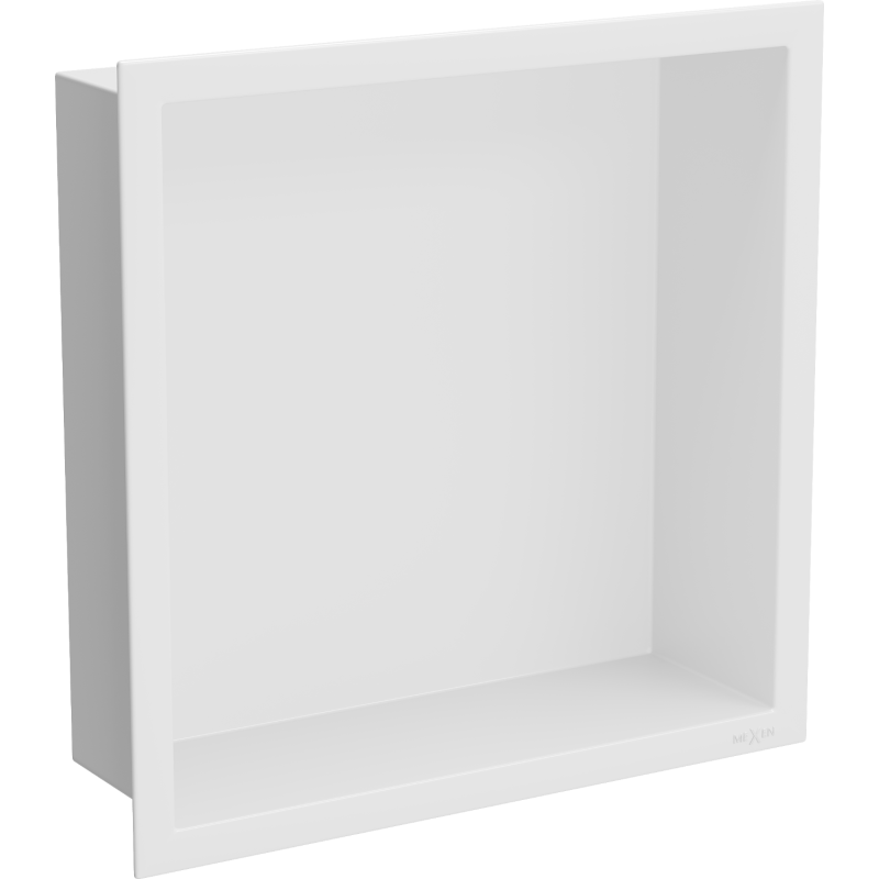 Mexen X-Wall-R стенна рафт с яка 30 x 30 см, бяла - 1920303010