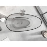Mexen Glass прозрачна свободностояща вана 170 x 85 cm, clear, хромиран затвор