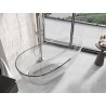 Mexen Glass прозрачна свободностояща вана 170 x 85 cm, clear, хромиран затвор