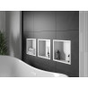 Mexen X-Wall-R нишева рафт с яка 30 x 30 см, бяла - 1920303010