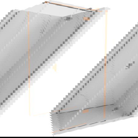 Mexen Mist H T право отваряема душ кабина 85 x 70 см, прозрачна, четкана мед - 8A5T-085-070-65-00-P