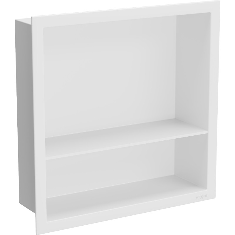 Mexen X-Wall-R ниша с рафт с фланец и рафт 30 x 30 см, бял - 1920303010S