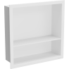 Mexen X-Wall-R вдлъбната полица с яка и рафт 30 x 30 cm, бяла - 1920303010S