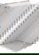 Mexen Mist-H T лява врата на душ кабина 90 x 120 cm, прозрачна, матова мед - 8A5T-090-120-65-00-L