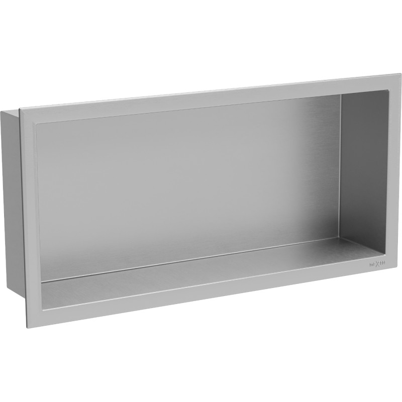 Mexen X-Wall-R нишева етажерка с фланец 45 x 20 см, инокс - 1910452010