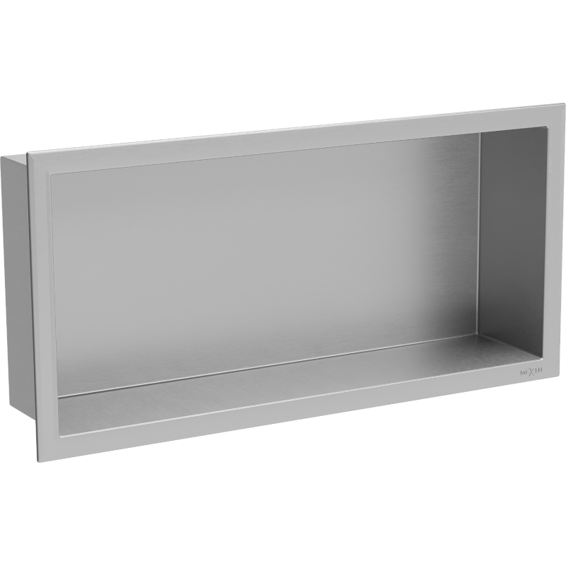 Mexen X-Wall-R вградена полица с лайсна 45 x 20 см, инокс - 1910452010