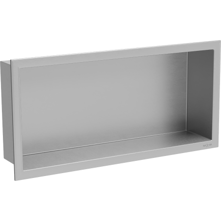 Mexen X-Wall-R вградена полица с лайсна 45 x 20 см, инокс - 1910452010