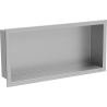 Mexen X-Wall-R вградена полица с лайсна 45 x 20 см, инокс - 1910452010
