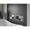 Mexen X-Wall-R вградена полица с фланец 45 x 20 см, инокс - 1910452010