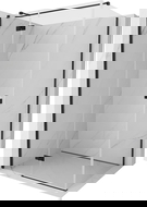 Mexen Mist-H T душ кабина с лява врата 80 x 100 cm, прозрачна, черна - 8A5T-080-100-70-00-L