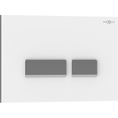 Mexen Tex 07 бутон за изплакване, бял - 6107-01