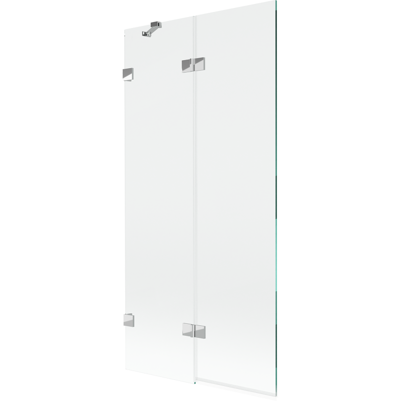 Mexen Lunar двукрилен вана параван ляв 90 x 150 см, прозрачен, хром - 897-090-100-01-00-L