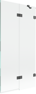 Mexen Lunar двукрила душ кабина, дясна, 90 x 150 cm, прозрачна, четка gun gray - 897-090-100-66-00-P