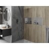 Mexen X-Wall-R нишова полица с фланец 45 x 30 см, инокс - 1910453010