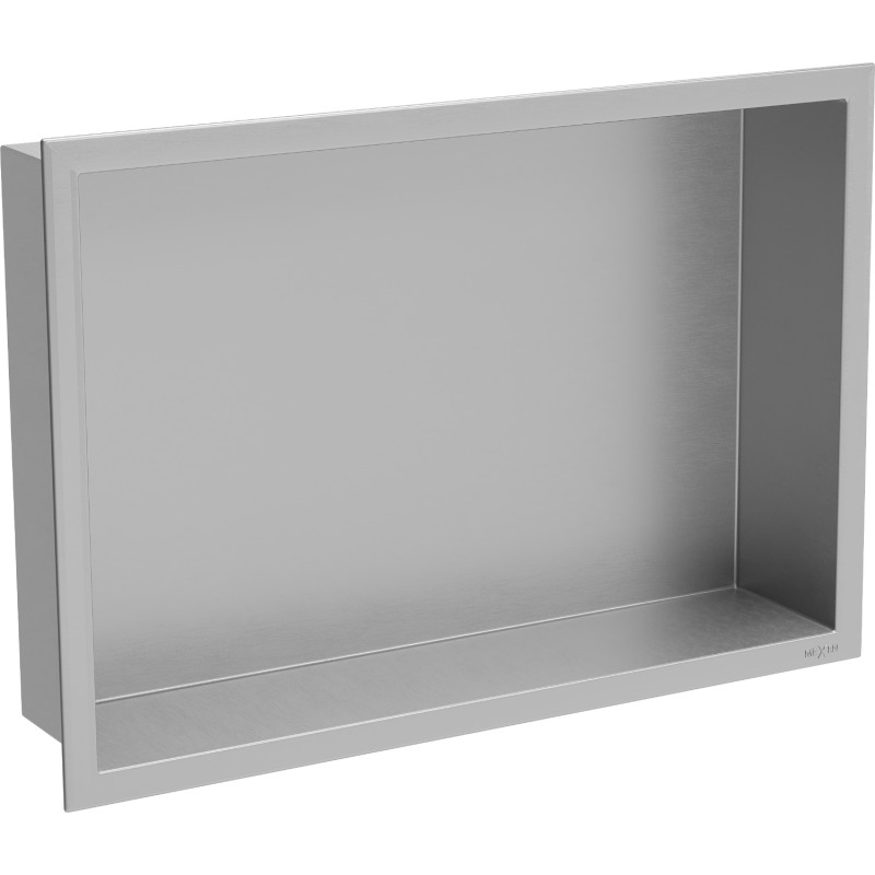 Mexen X-Wall-R нишева етажерка с фланец 45 x 30 см, инокс - 1910453010