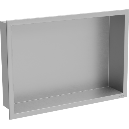 Mexen X-Wall-R стелаж за вграждане с яка 45 x 30 см, инокс - 1910453010