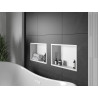 Mexen X-Wall-R рафт ниша с фланец 45 x 30 см, бял - 1920453010