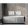 Mexen X-Wall-R рафт ниша с фланец 45 x 30 см, бял - 1920453010