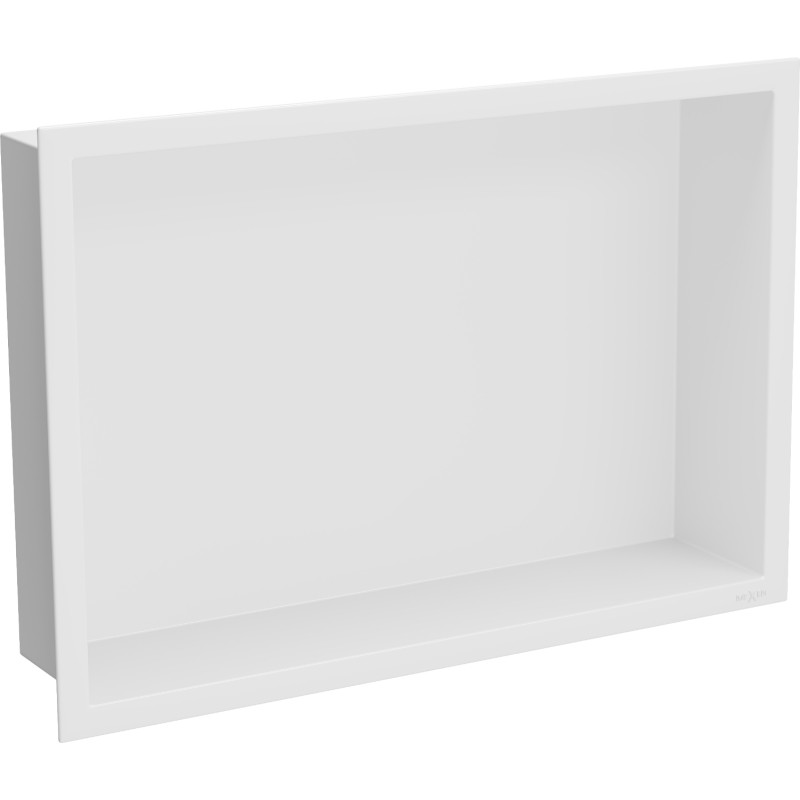 Mexen X-Wall-R вградена полица с фланец 45 x 30 см, бяла - 1920453010