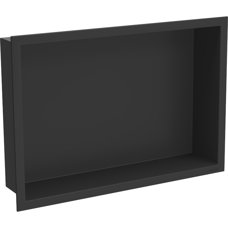 Mexen X-Wall-R нишова полица с фланец 45 x 30 см, черна - 1970453010