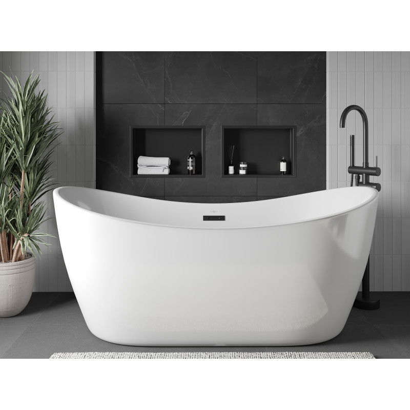 Mexen X-Wall-R вградена полица с борд 45 x 30 см, черна - 1970453010