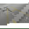 Mexen Mist H T лява душ кабина 120 x 120 см, прозрачна, златна - 8A5T-120-120-50-00-L
