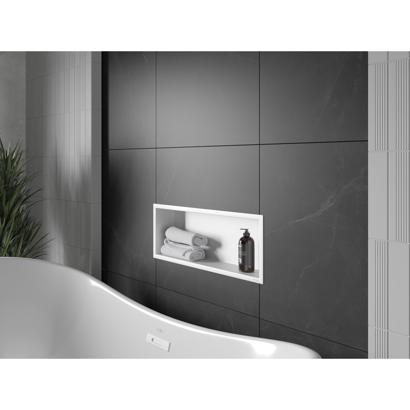 Mexen X-Wall-R ниша рафт с яка 60 x 20 см, бяло - 1920602010