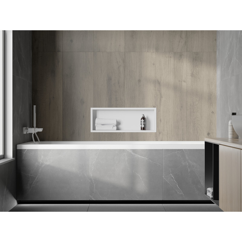 Mexen X-Wall-R нишева рафт с фланец 60 x 20 см, бяла - 1920602010