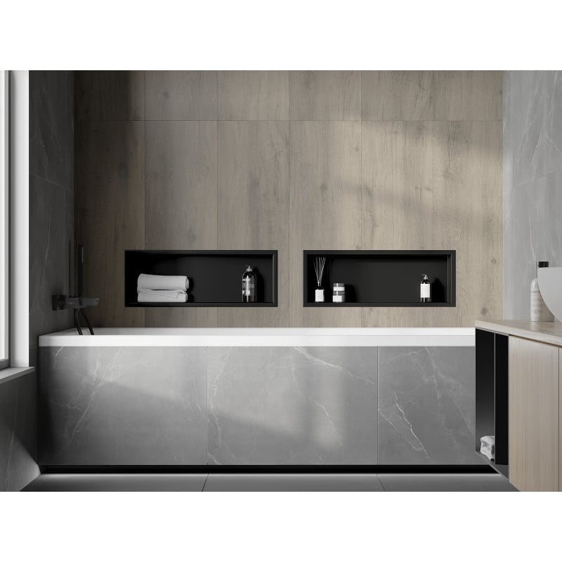 Mexen X-Wall-R стенен рафт с борд 60 x 20 cm, черен - 1970602010