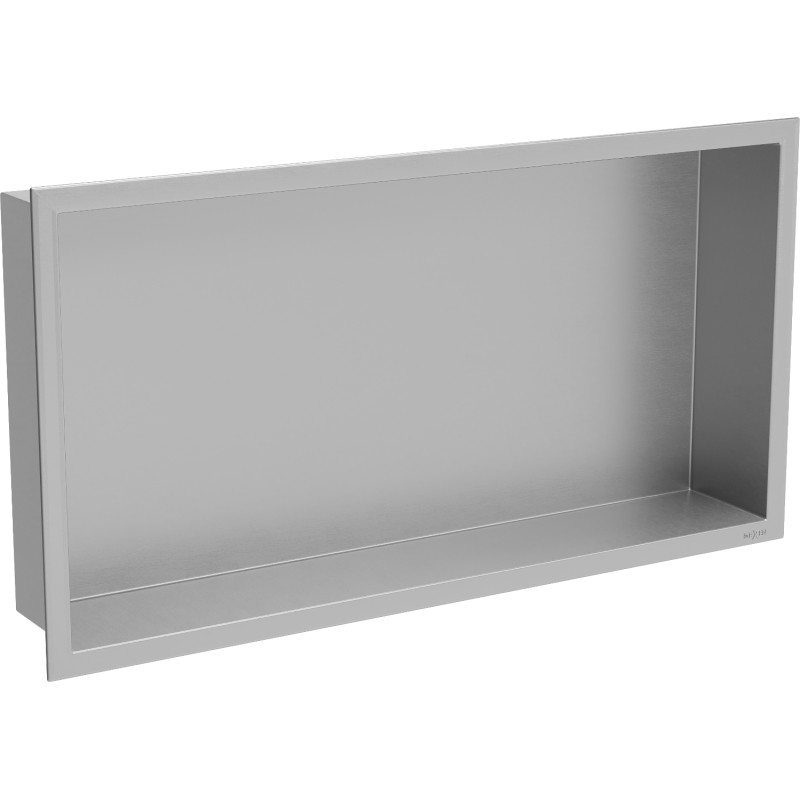 Mexen X-Wall-R нишева полица с яка 60 x 30 см, инокс - 1910603010