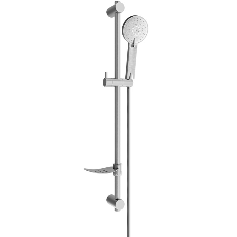 Mexen DF40 плъзгащ се душ комплект, четка с цвят gun gray - 785404582-66