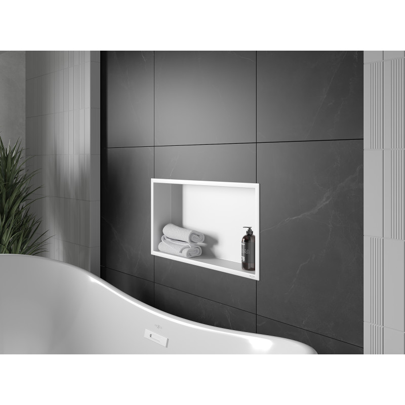 Mexen X-Wall-R ниша полка с фланец 60 x 30 см, бяла - 1920603010