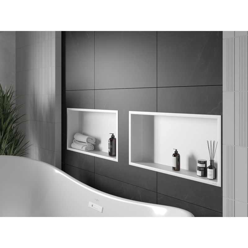 Mexen X-Wall-R нишова полица с яки 60 x 30 см, бяла - 1920603010