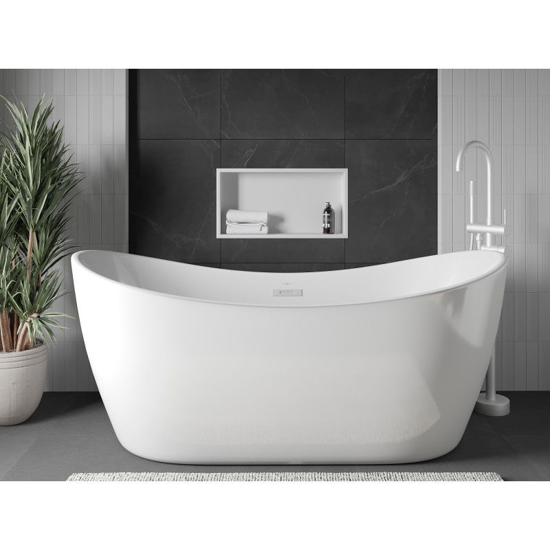 Mexen X-Wall-R нишова полица с яки 60 x 30 см, бяла - 1920603010