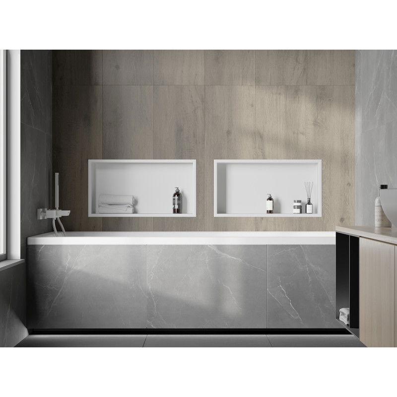 Mexen X-Wall-R нишова полица с яки 60 x 30 см, бяла - 1920603010