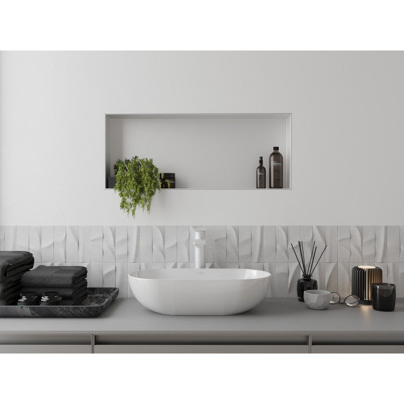 Mexen X-Wall-R ниша полка с фланец 60 x 30 см, бяла - 1920603010