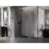Mexen Lunar-B лява душ кабина с отваряеми врати 100 x 80 см, прозрачно стъкло,