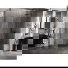 Мексен Lunar-B душ кабина отваряема дясна 80 x 70 см, прозрачна, четка gun gray - 832-080-070-66-00-P