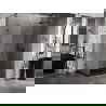 Mexen Lunar-B дясна душ кабина с врата, 95 x 70 см, прозрачно стъкло, четкано сиво - 832-095-070-66-00-P