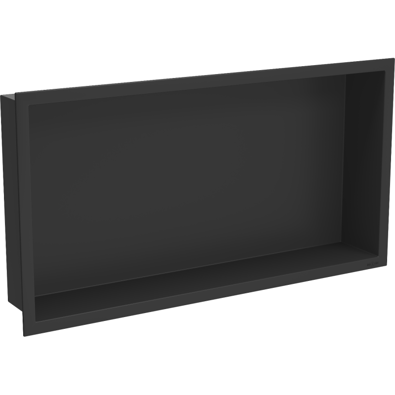 Mexen X-Wall-R вградена полица с фланец 60 x 30 см, черна - 1970603010