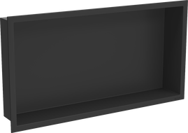 Mexen X-Wall-R вградена полица с фланец 60 x 30 см, черна - 1970603010