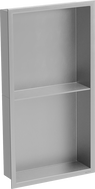 Mexen X-Wall-R вградена лавица с яка и полица 60 x 30 см, инокс - 1910603010S