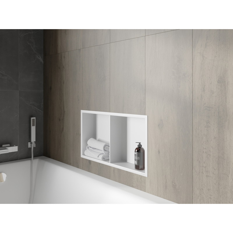 Mexen X-Wall-R ниша с рафт с яка и рафт 60 x 30 см, бяла - 1920603010S